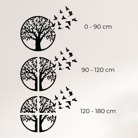 Drevený nástenný obraz Strom života: Rustikálny bytový dekoračný panel