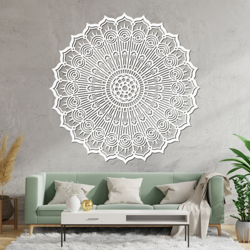 Liečivá mandala na stenu - Elegantná dekorácia...