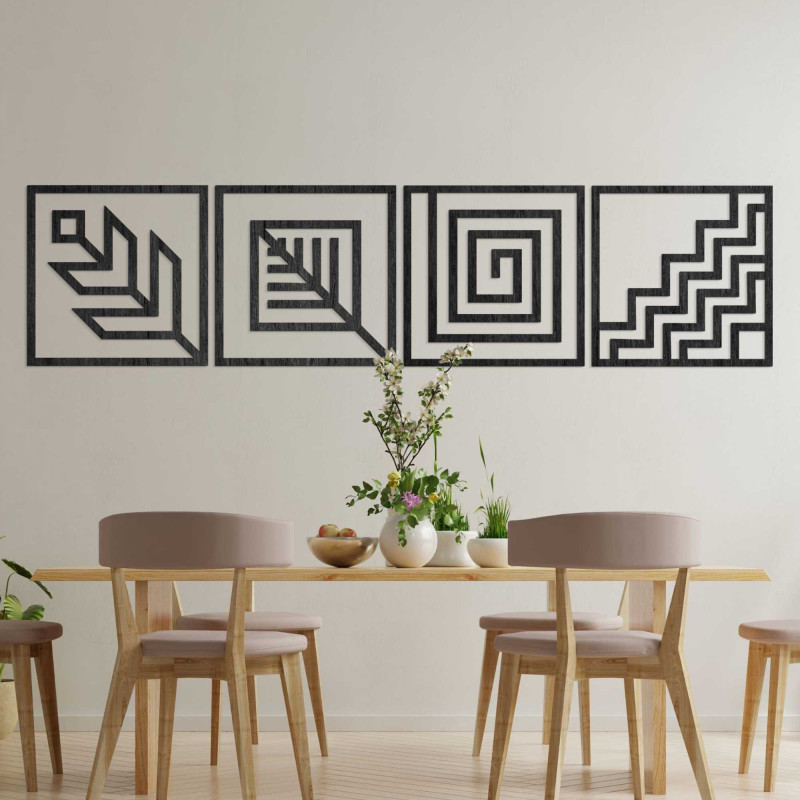 Štvordielny obraz na stenu, ktorý dokonale vyplní vaše priestory