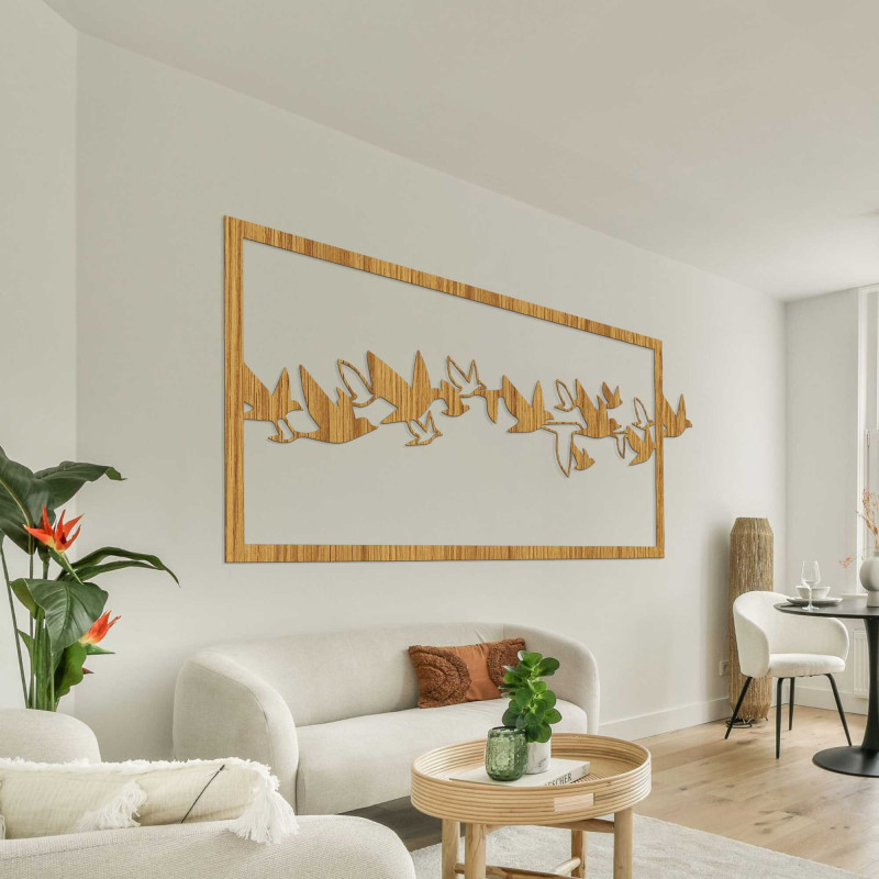 Moderný obraz na stenu vtáky aj biele - RODDO