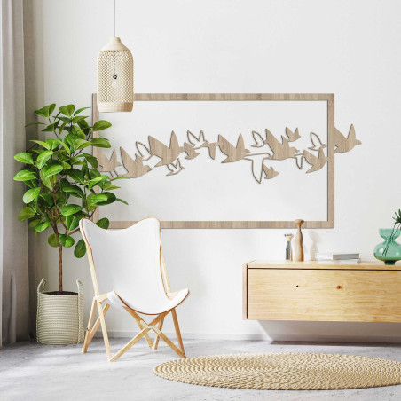 Moderný obraz na stenu vtáky aj biele - RODDO