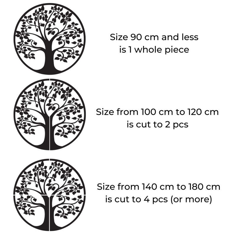 Dekorácia z dreva strom života - MAKJAK