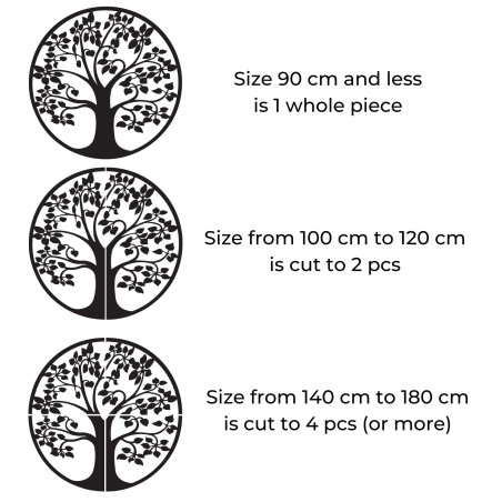 Dekorácia z dreva strom života - MAKJAK