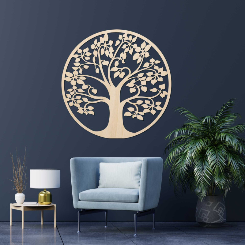 Dekorácia z dreva strom života - MAKJAK
