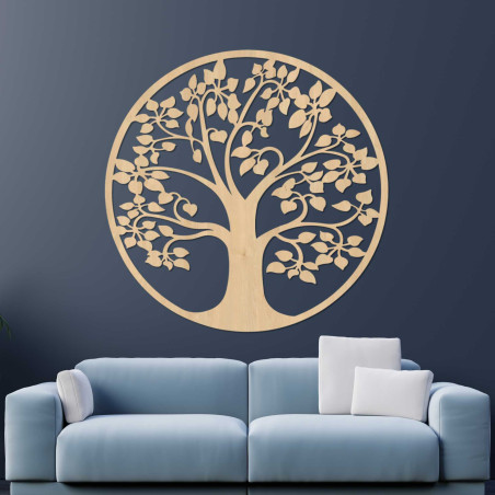 Drevený strom života na stenu - DROTO
