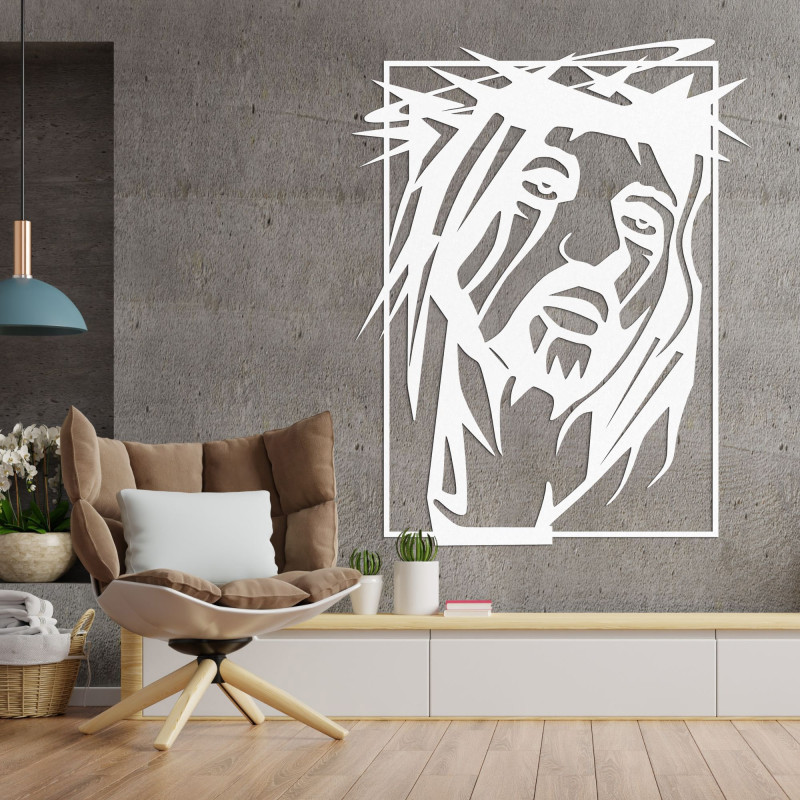 Drevený obraz na stenu Ježiš Kristus - FAITHO