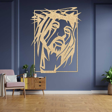 Dekorácia z dreva Ježiš Kristus - FEIGHTO