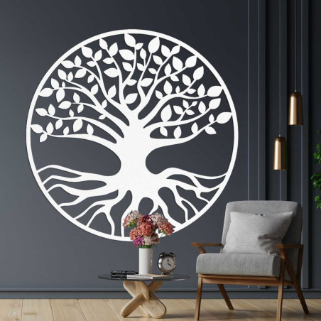 Drevená dekorácia na stenu bonsaj