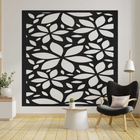 Drevený kvetinový obraz štvorec - BOTANICA