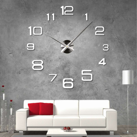 Nalepovacie hodiny na stenu DIY