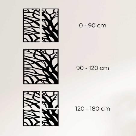 Drevený nástenný obraz konáre života