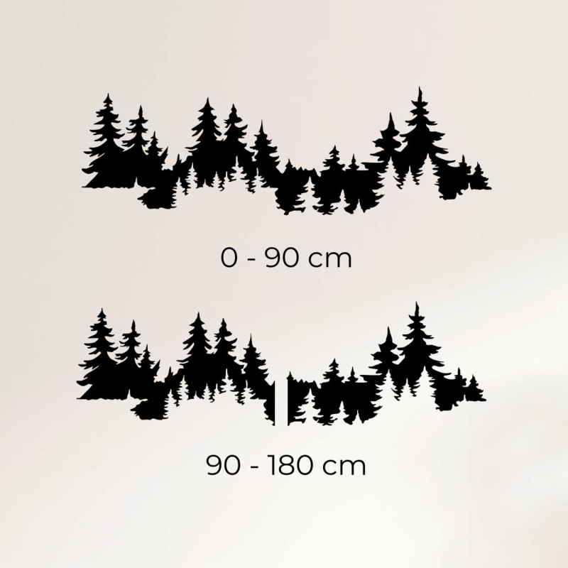 Vyrezávaný lesný motív z dreva ako estetický doplnok steny.