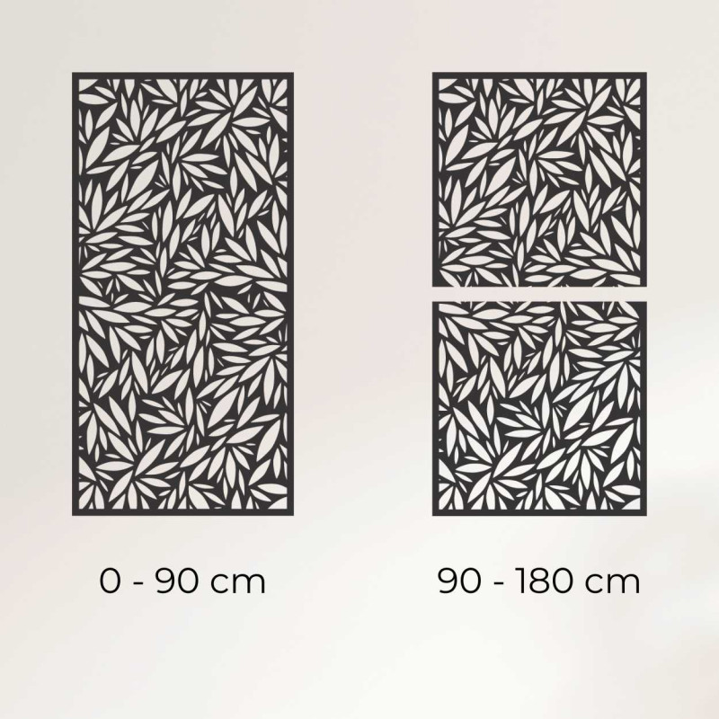 Dekoračný panel s rastlinným motívom - JERSER