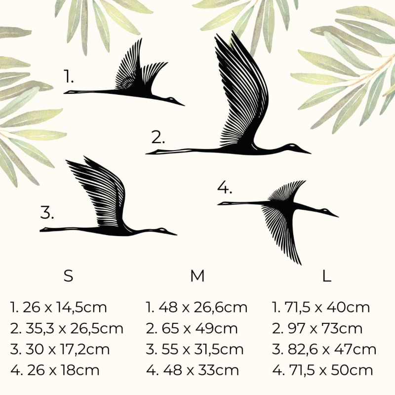 Rozmery veľkostí celého produktu