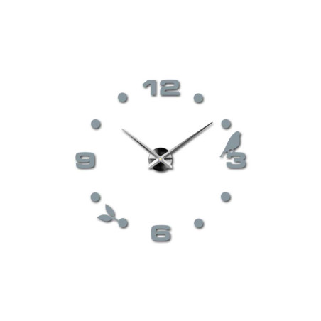 Zrkadlové moderné hodiny na stenu nalepovacie - DIYPAJPA