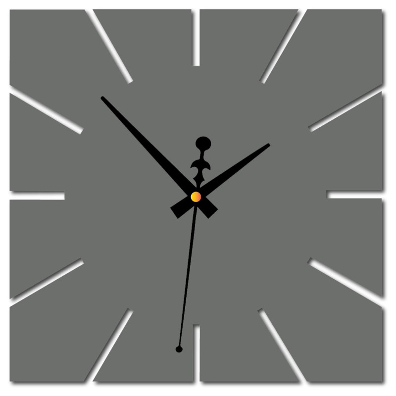 Nástenné hodiny minimalistický štvorcový dizajn...