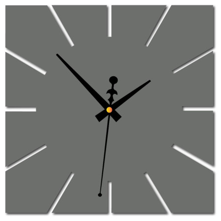 Nástenné hodiny minimalistický štvorcový dizajn - KAVARDI