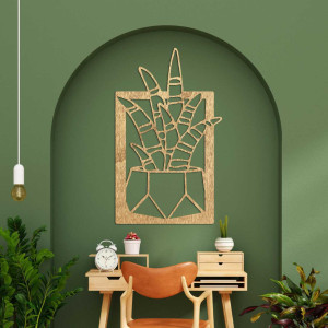 Kruhové nástenné hodiny z dreva s jemnou štruktúrou povrchu. 2