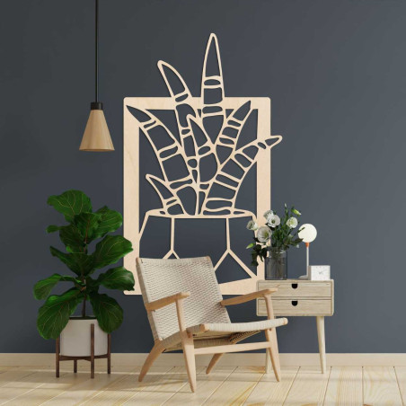 Jednoduché drevené hodiny s decentným ciferníkom bez číslic.