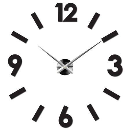Nalepovacie hodiny na stenu DIY z plexiskla, moderná dekorácia do obývačky aj kancelárie