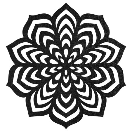 Dizajnová dekorácia rozvinutý kvet