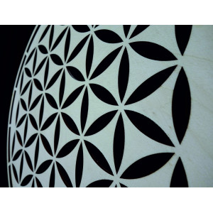 Drevená mandala, dekorácia na stenu - HAAMONY 2