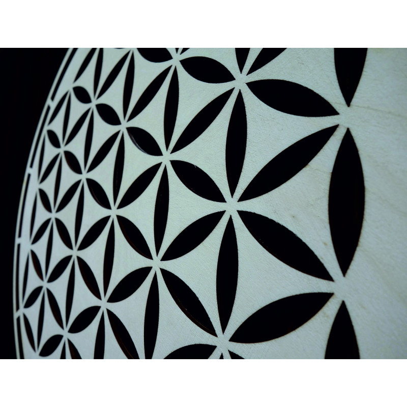 Drevená mandala, dekorácia na stenu - HAAMONY