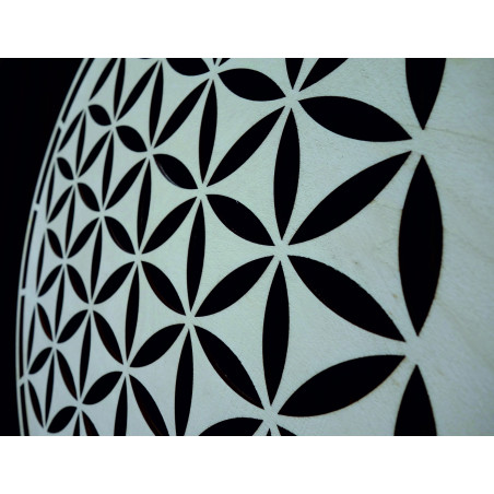 Drevená mandala, dekorácia na stenu - HAAMONY