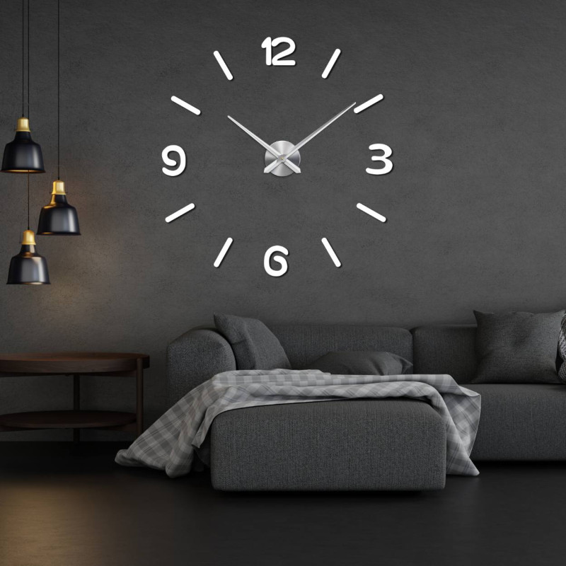 Štýlové hodiny z plexiskla, tiché a ľahké na inštaláciu do každej miestnosti.