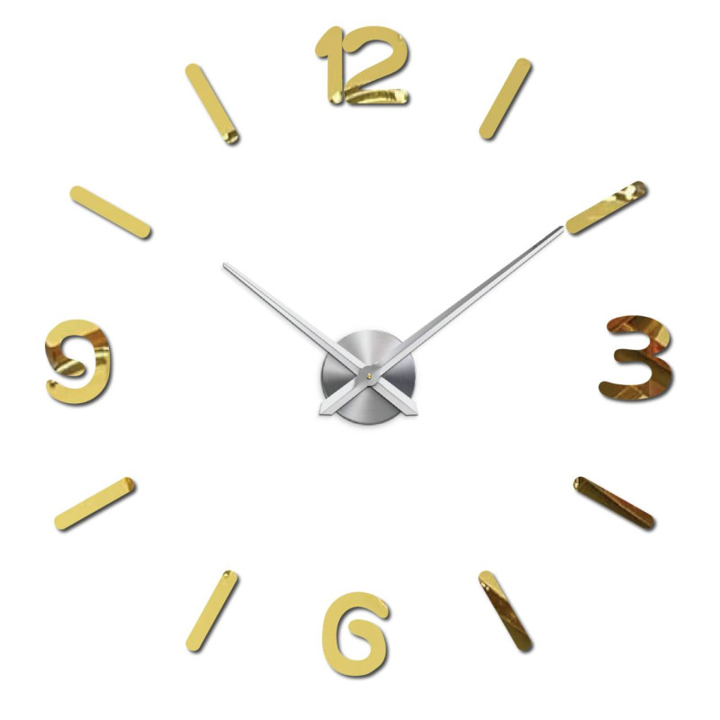 Štýlové hodiny z plexiskla, tiché a ľahké na inštaláciu do každej miestnosti.