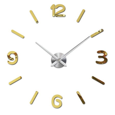 Štýlové hodiny z plexiskla, tiché a ľahké na inštaláciu do každej miestnosti.