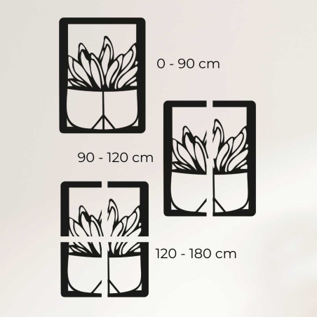 Vyrezávaný drevený panel s kaktusovým motívom vhodný do kuchyne