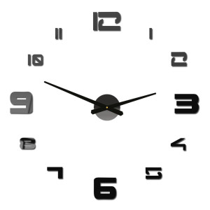 Elegantné hodiny z plexiskla, nastaviteľný priemer do 130 cm. 2