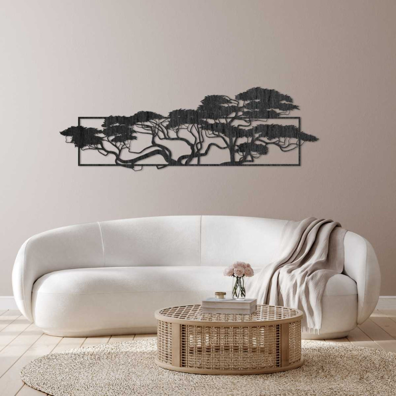 Elegantné drevené hodiny do kuchyne s moderným nádychom.