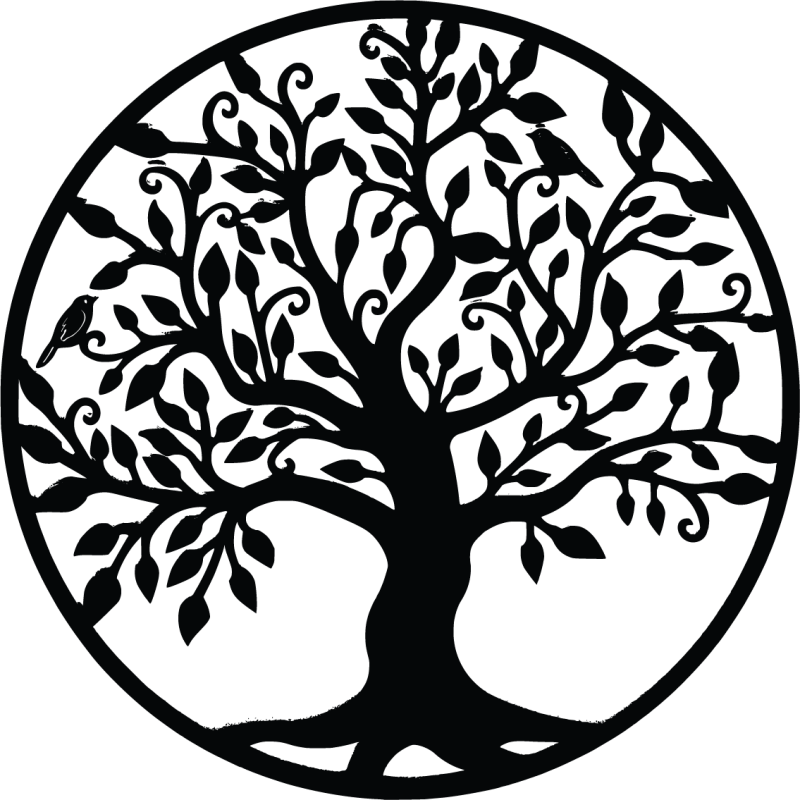 Drevený obraz na stenu stom života