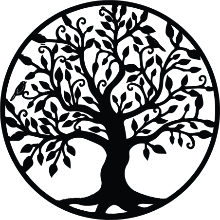 Drevený obraz na stenu stom života