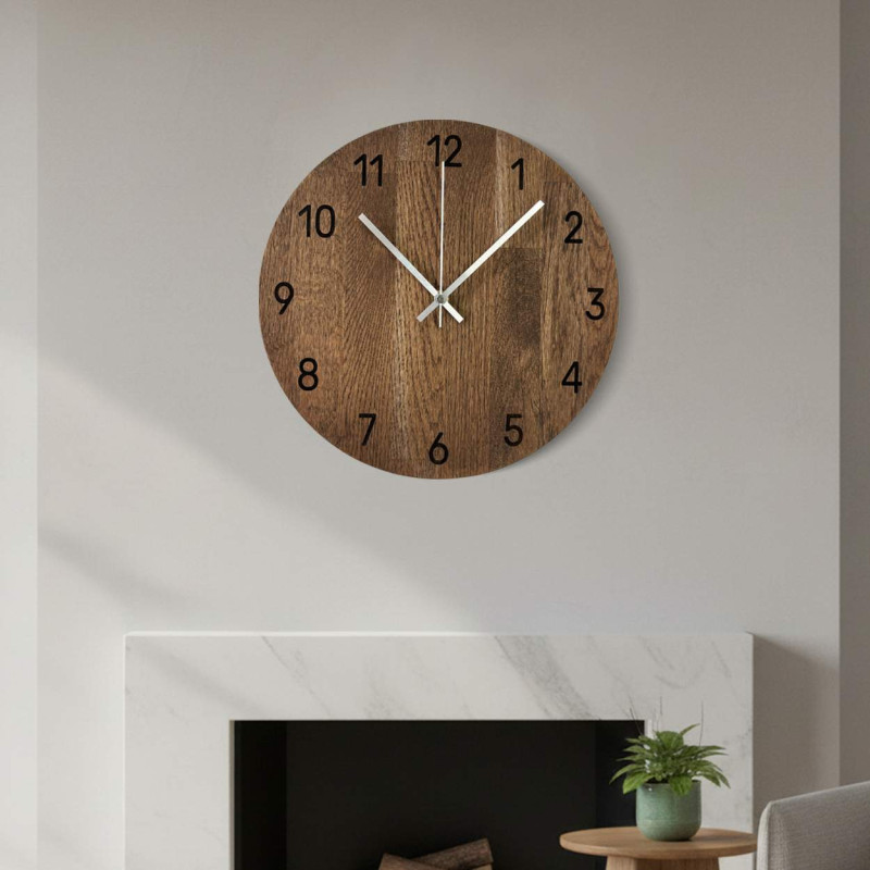 Ručne vyrobené nástenné hodiny zo solidného...