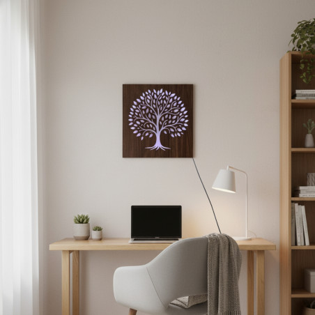 LED svetelný obraz do obývačky, spálne alebo kancelárie