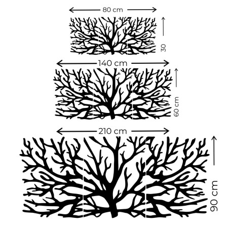 ROZMER, Ekologická drevená dekorácia na stenu s motívom stromu života