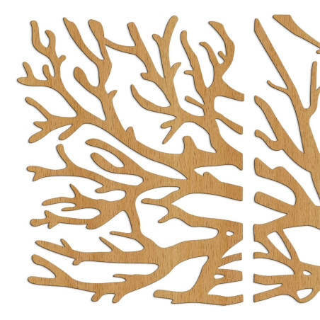 Ekologická drevená dekorácia na stenu s motívom stromu života