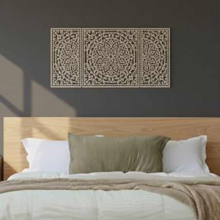 Ručne vyrezávaná drevená dekorácia prináša harmóniu a štýl