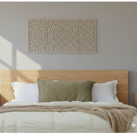 Ručne vyrezávaná drevená dekorácia prináša harmóniu a štýl