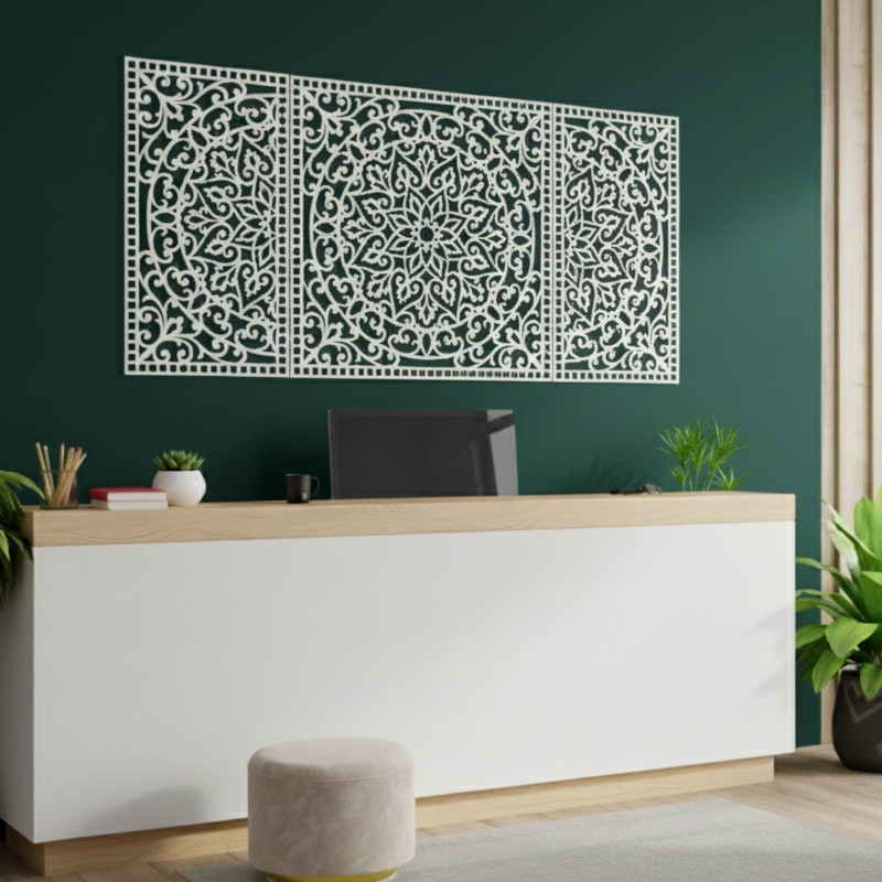Elegantná HDF mandala, ktorá oživí steny obývačky či kancelárie