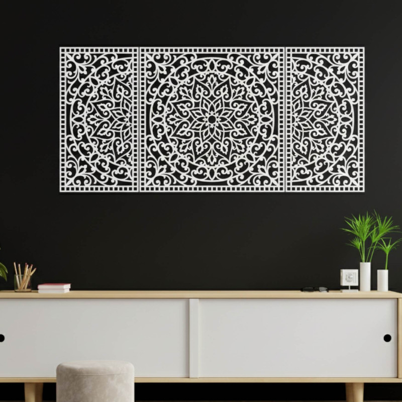 Elegantná HDF mandala, ktorá oživí steny obývačky či kancelárie