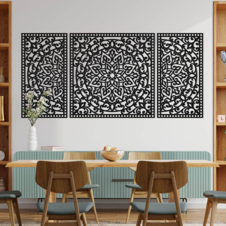 Moderná trojdielna dekorácia – sofistikovaný doplnok do interiéru