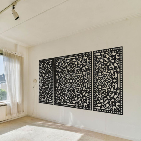 Moderná trojdielna dekorácia – sofistikovaný doplnok do interiéru