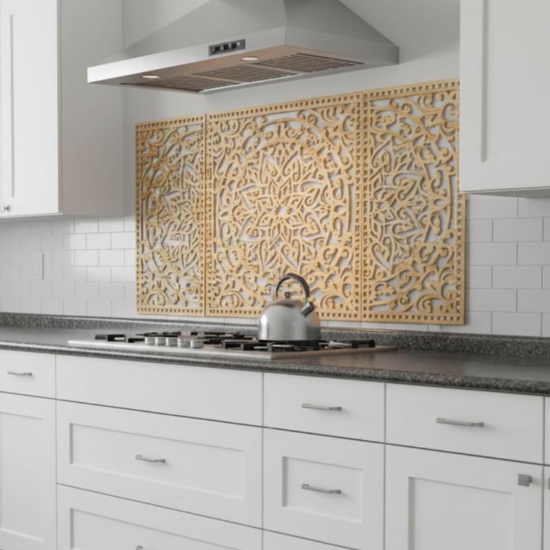 Drevená nástenná dekorácia Silueta – moderný a elegantný dizajn