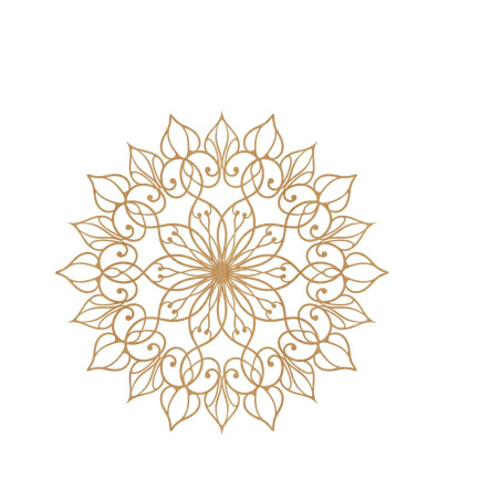 Drevóny obraz mandala pre pokojný a harmonický domov