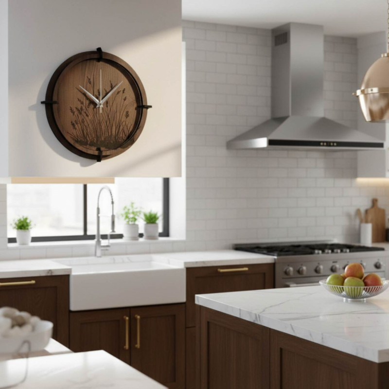 Tiché hodiny na stenu pre spálňu alebo kanceláriu