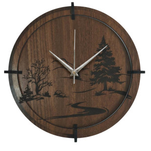 Moderné nástenné hodiny s minimalistickým dizajnom